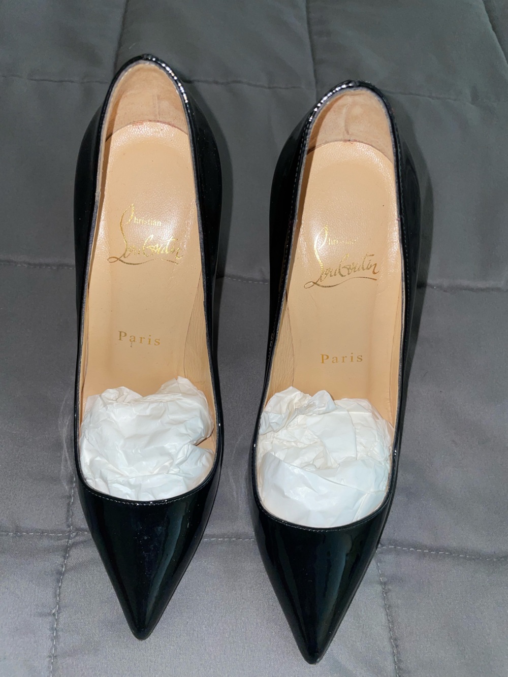 Christian Louboutin 4.5” Pigalle 120 Patent Calf